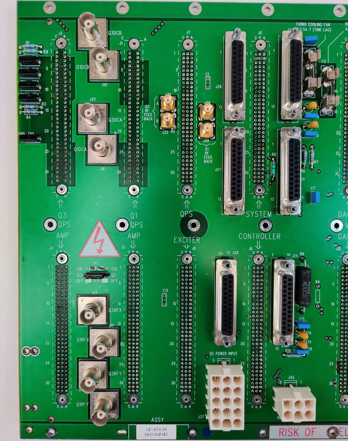 AB Sciex API 2000 LC/MS 018541 Main Board Motherboard PCB 1014563A Tested
