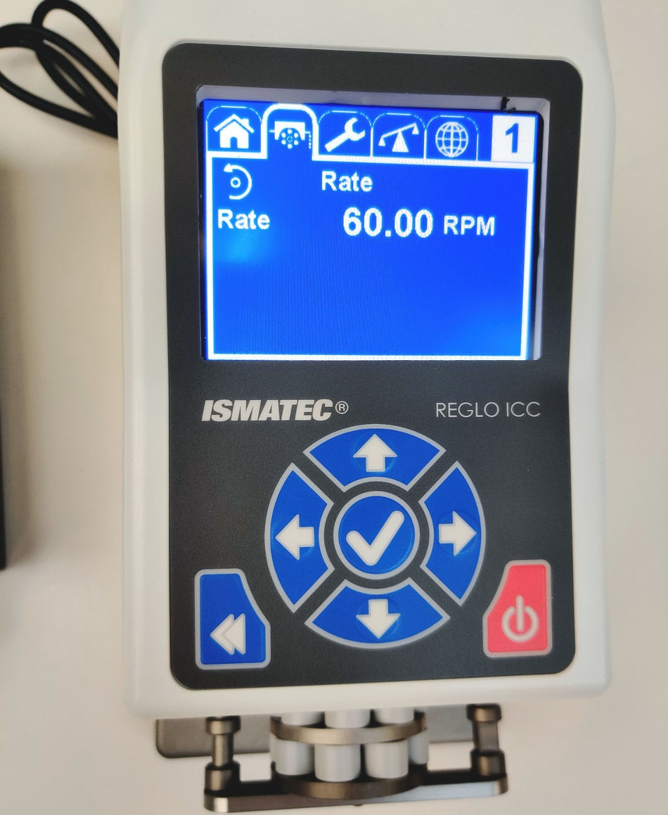 Cole Parmer Ismatec REGLO ICC 2 Channel 8 Roller Peristaltic Pump ISM4208 NEW