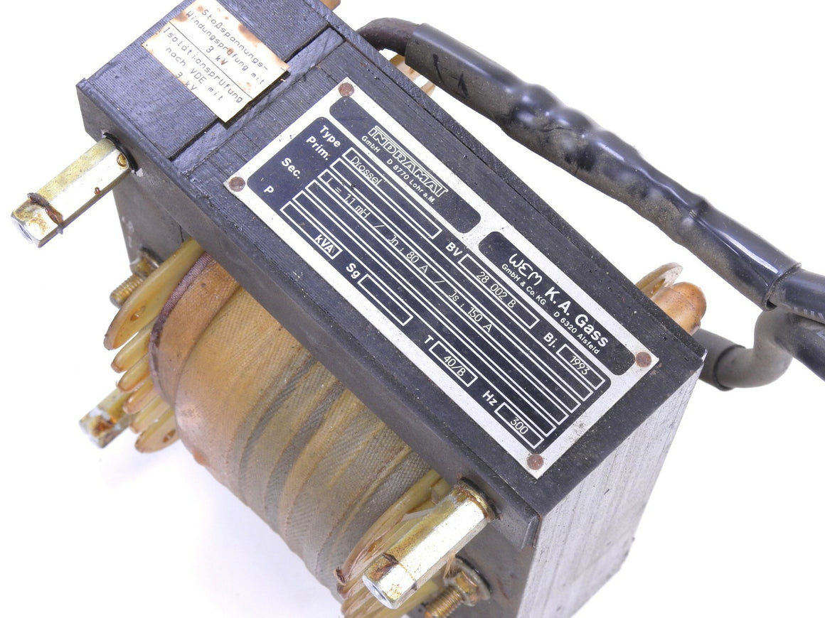 Indramat BV 28 002 Line Choke Drossel L=1.1mH jN 80A AC- Main Spindle Drive