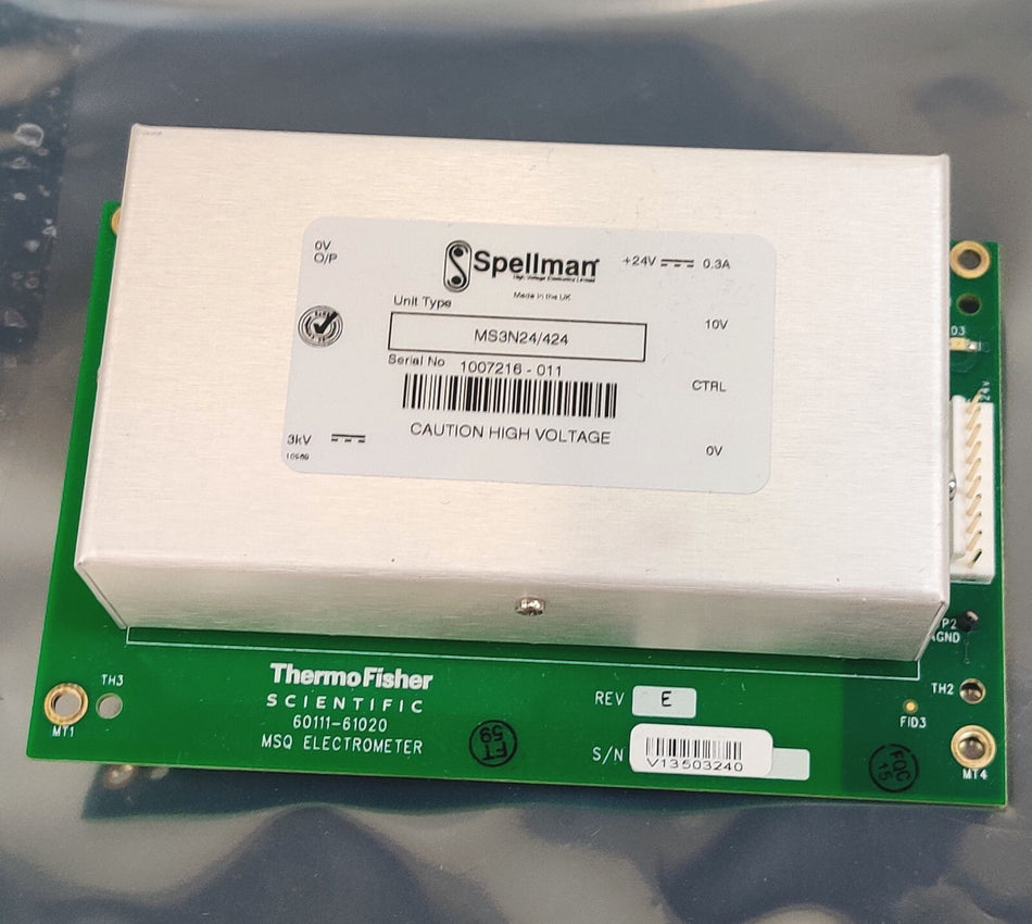 Thermo 60111-61020 Electrometer Interface Board w Spellman 3kV Power Supply