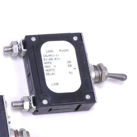 Airpax Sensata IALNK1-1-51 Hydraulic Magnetic Circuit Breaker Toggle 1 Pole