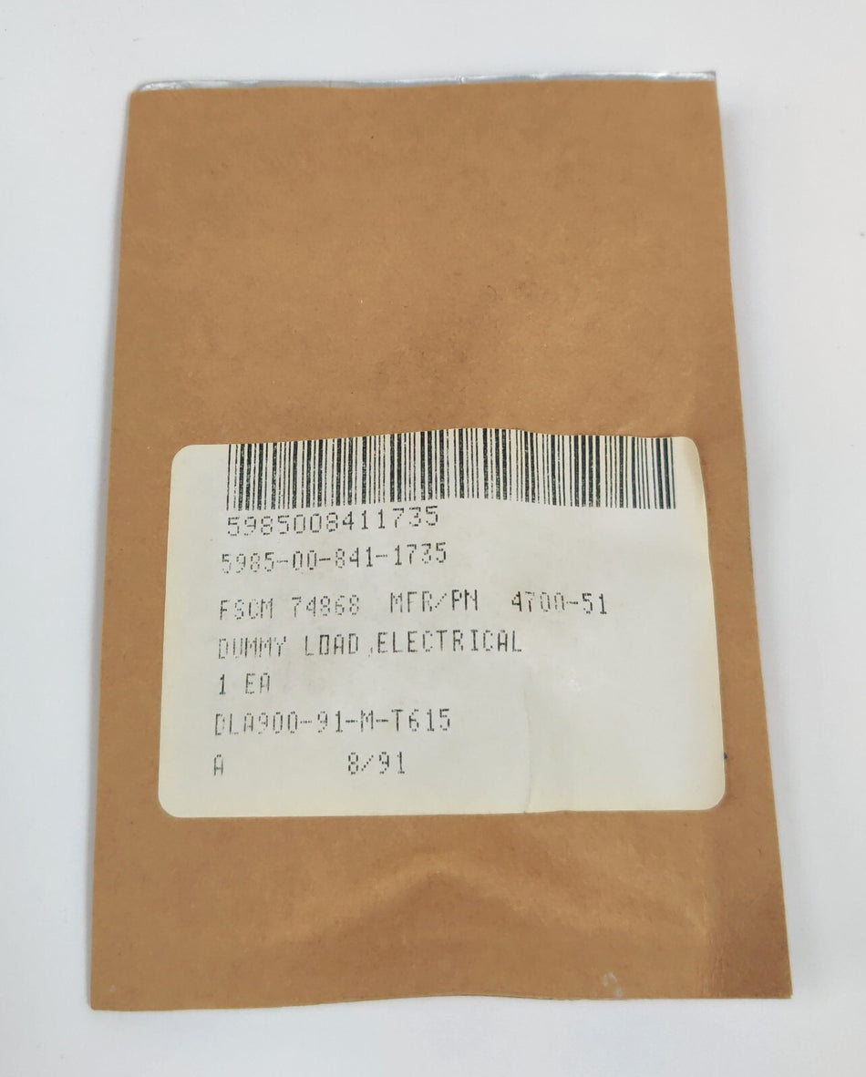 Amphenol AMP 4700-51 BNC Male Dust Cap 50Ω RF Coaxial Connector w Chain. NEW LOT OF 24