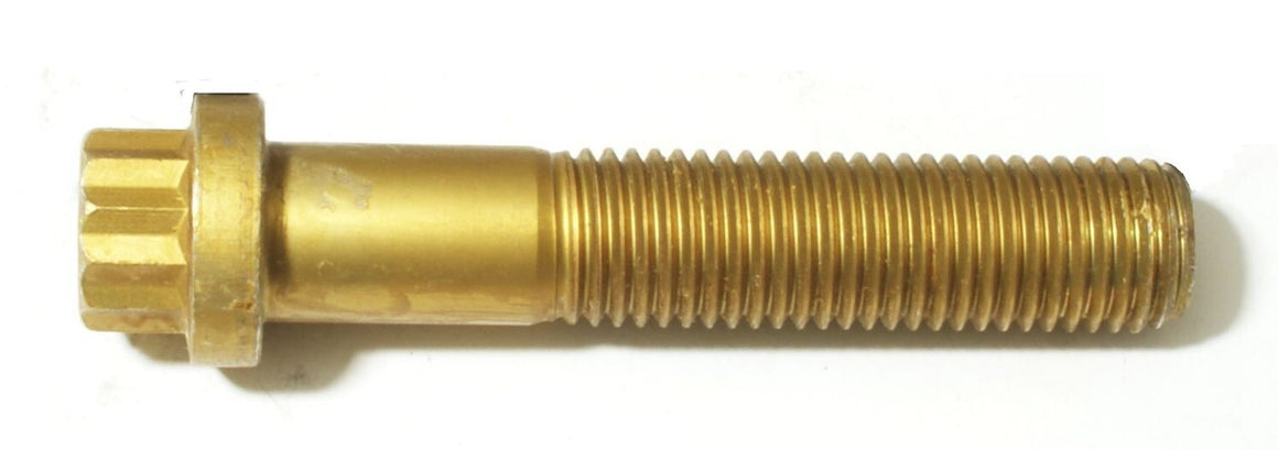 7/8"-9 x 4-1/2" 12 Point Flange Screw Coarse Hardened Steel Grade F C. Lot of 4