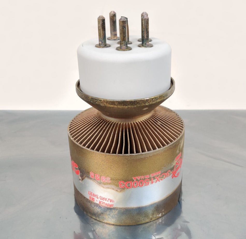 Eimac 3CX1500D3 Medium Air Cooled Power Triode PerkinElmer Sciex ELAN Working