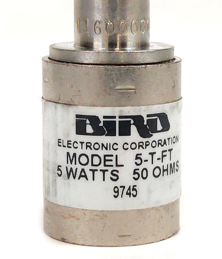 Bird Technologies 5-T-FT TNC Female Connector RF Coaxial Termination 5W 4GHz 50O