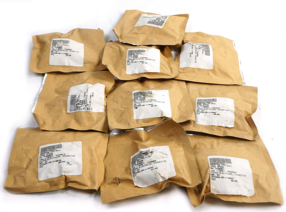 Amphenol Cover Electrical Connector 7720869 2.25" Thread Size MilSpec package