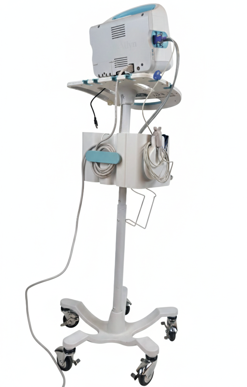 Welch Allyn Connex 6000 Vital Signs Monitor 64NTXX Nellcor NIBP SPO2 Cuff Stand