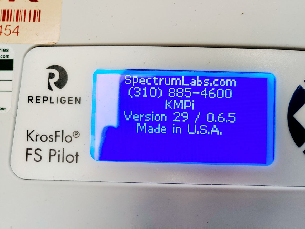 Spectrum Labs KrosFlo TFF System Pump w Head, Scale. Repligen Masterflex 74000