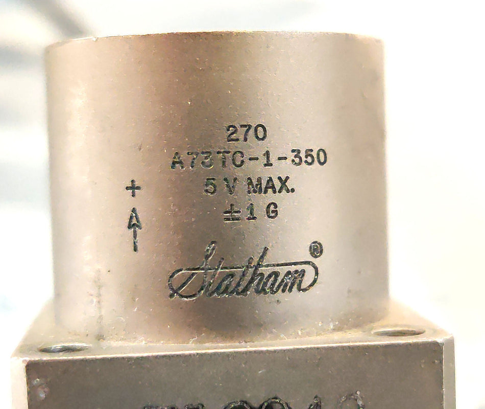 Statham Statham A73TC-1-350 Pressure Transducer Sensor 5V 1G, T012942 w Cable