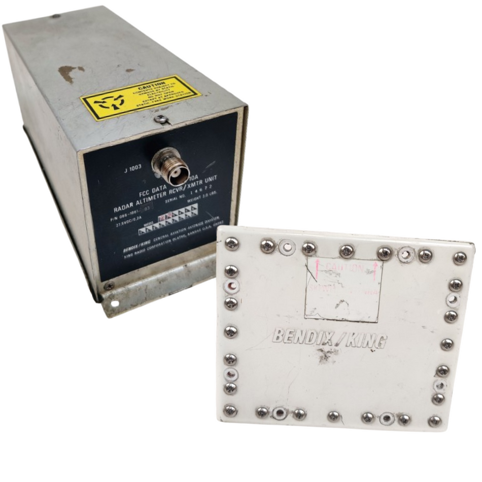 KA 131 Radar Altimeter Antenna 071-1114-00 w/ King KRA 10A RCVR/XMTR 066-1061-03