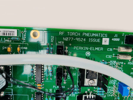 PerkinElmer N0779524 issue H RF Torch Pneumatics PCB w SMC PFM510-N01-1 Sensor
