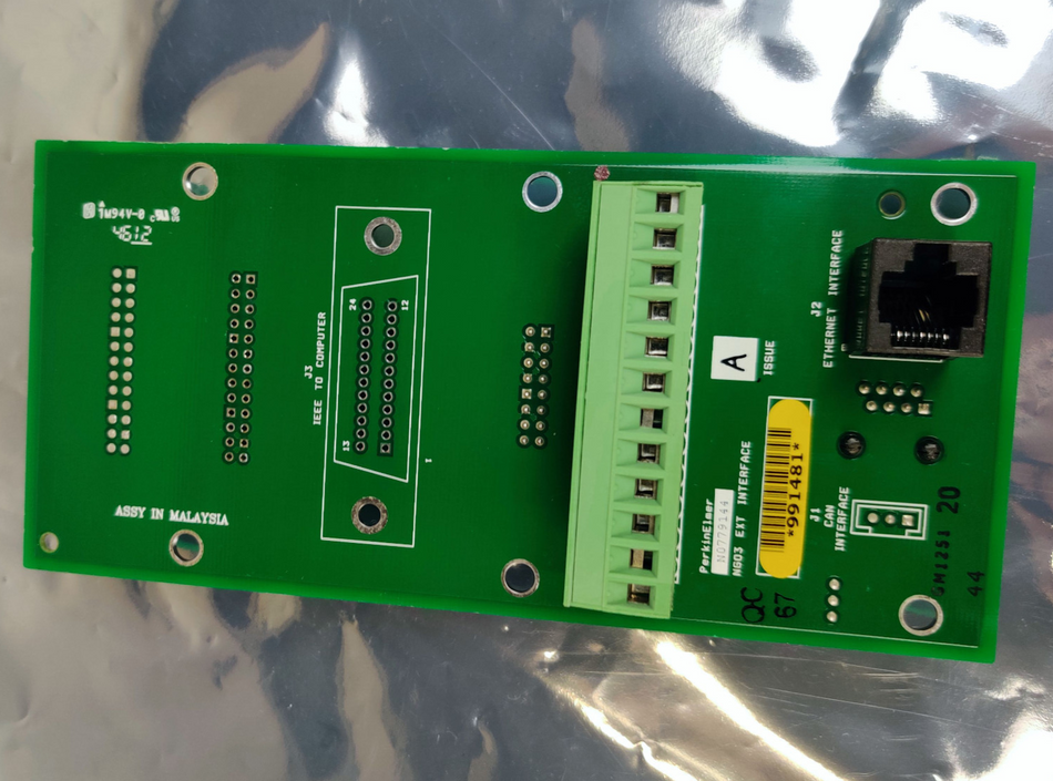 PerkinElmer Optima ICP OES N0779144 External Customer Interface PCB W/O IEEE