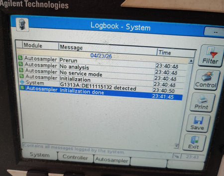 Agilent G1313A ALS Standard Autosampler 1100 HPLC Tested. Calibrated
