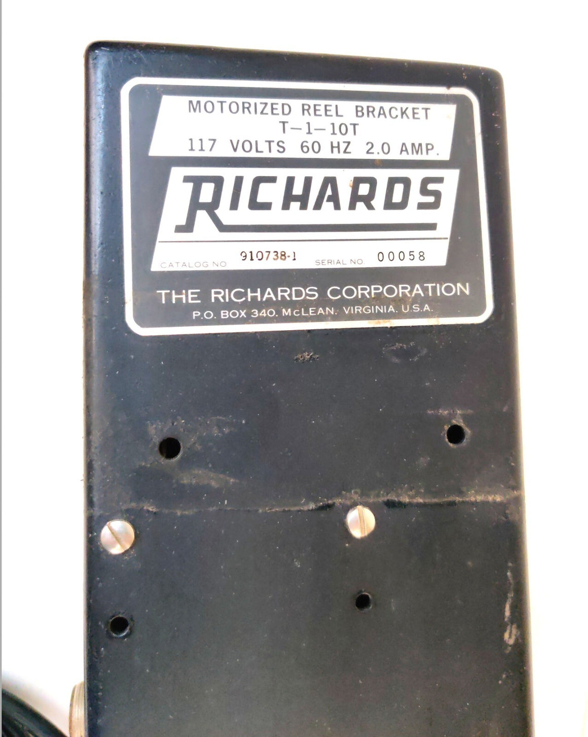 Richards Motorized Reel Bracket for Photographic Film Light Table MIM-231100