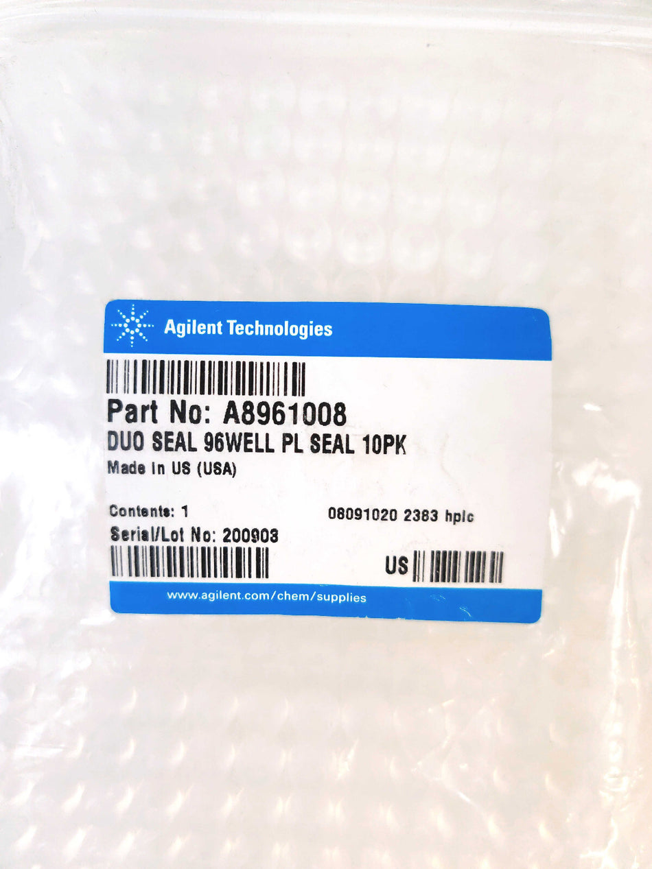 Agilent Agilent Captiva ND and ND A8961008 DuoSeal 96 96-well plate seals 10/pk