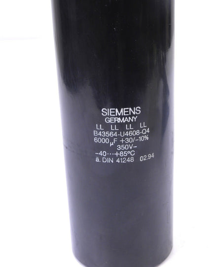 Siemens 6000uF Bank Capacitor 2x B43564-U4608-Q4 350V