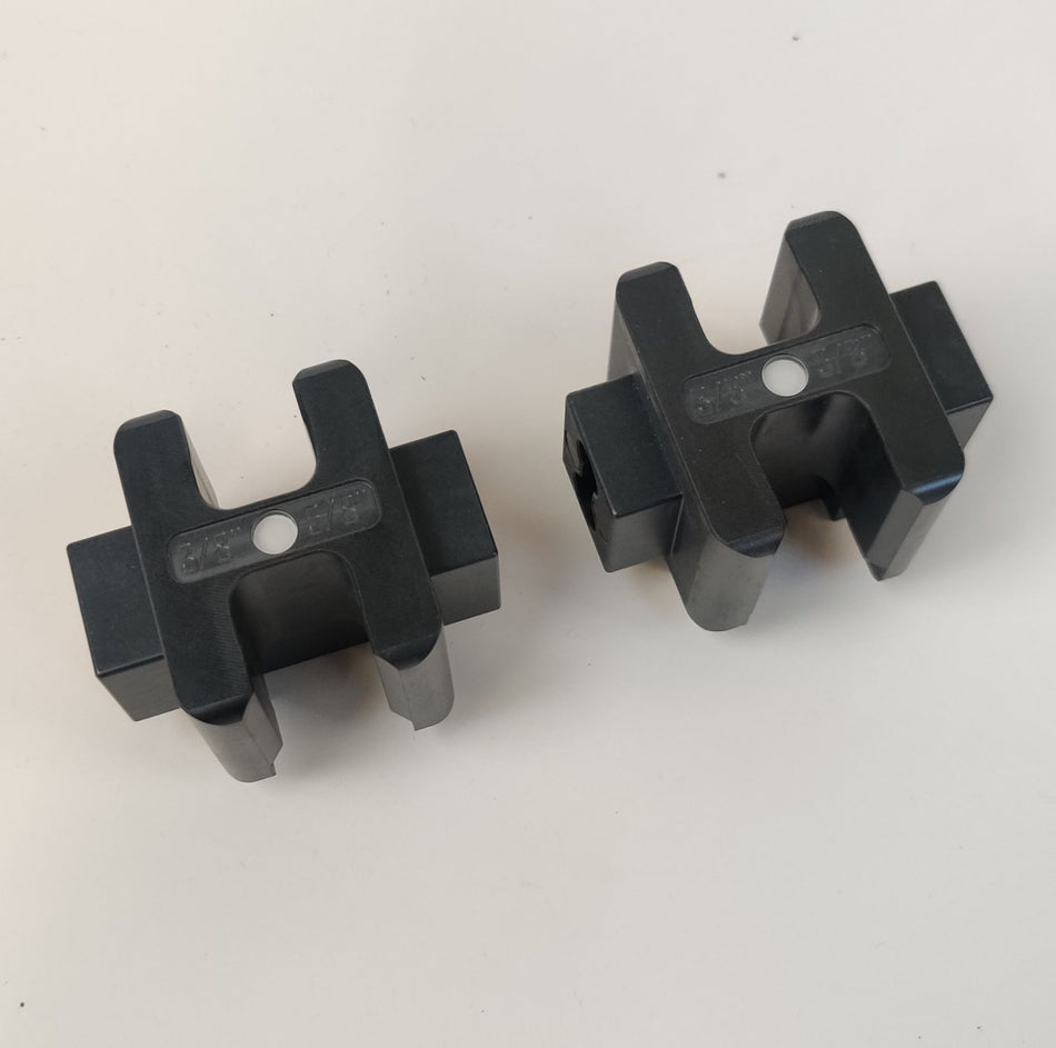Sartorius BioWelder TC Tube Holder Set 3/8" ID x 5/8" OD 16389-001 Pair