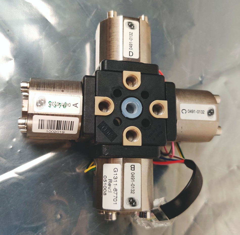 Agilent G1311-67701 Multi Gradient Valve 1100 1200 Quaternary Pump HPLC. Working