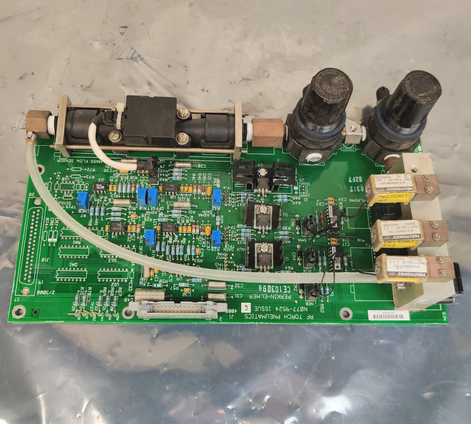 PerkinElmer N077-9524 issue C RF Torch Pneumatics w Micro Flow Sensor