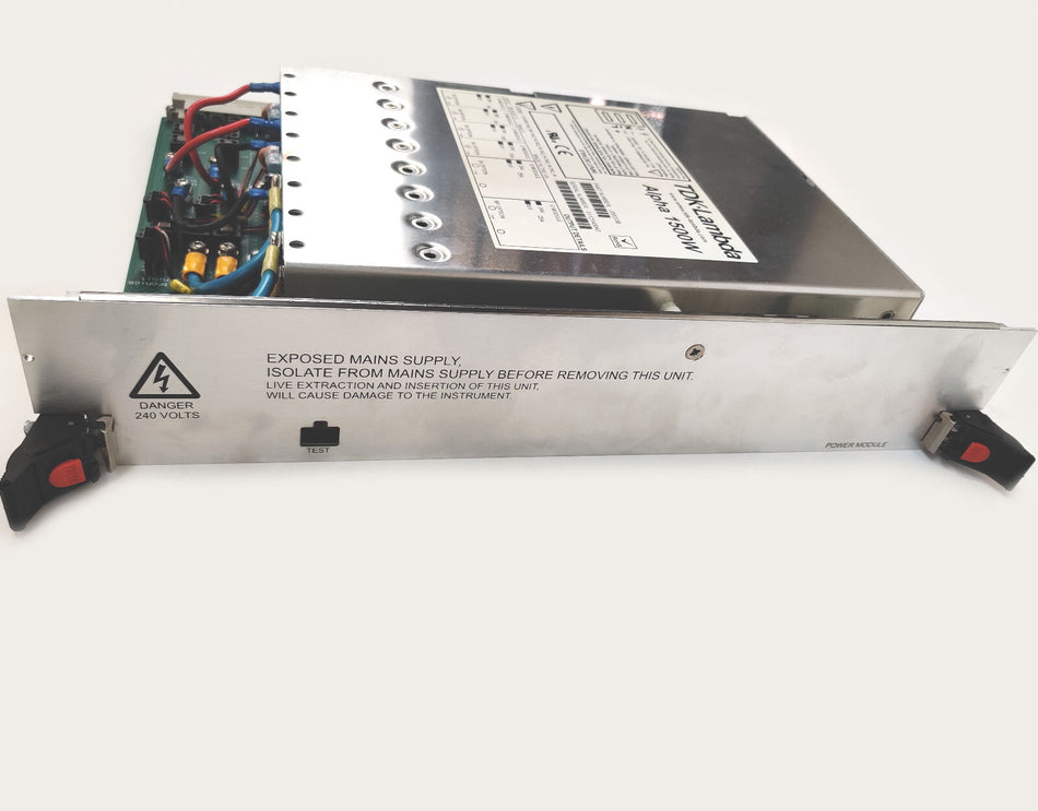 TDK Lambda Alpha 1500W Modular Power Supply J00033B for Waters Xevo G2. Working