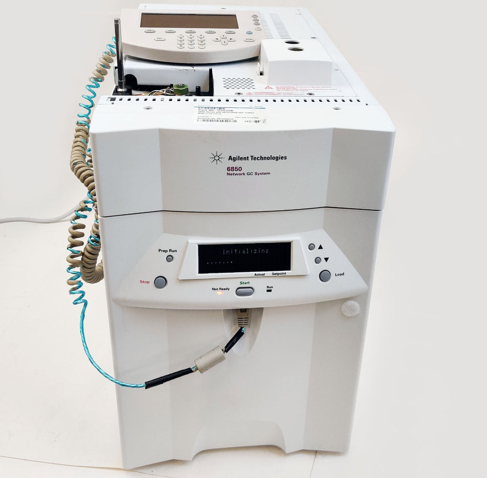 Agilent 6850 Network Gas Chromatograph w FID Detector G2629A Controller Tested