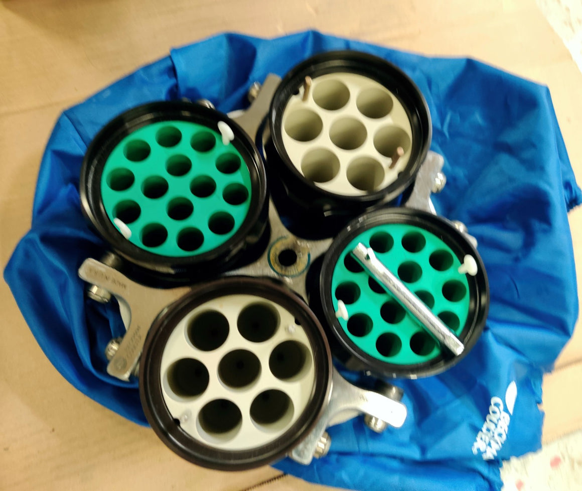 Beckman Coulter GH-3.8/GH-3.8A Swing Bucket 686 685 681 gramos w Rotor LOT OF 4