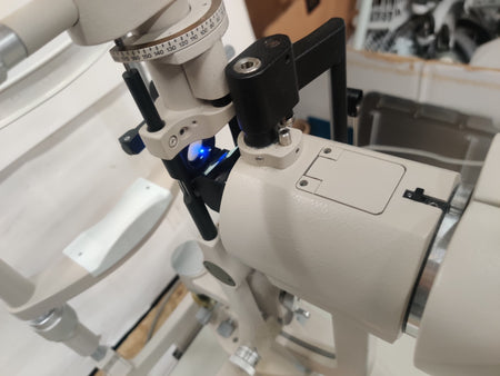 Marco G5 Ultra Zoom Slit Lamp with Haag Streit AT 900 Tonometer, Rheostat