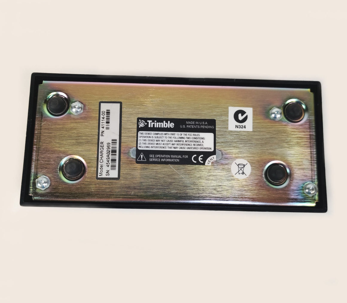 Trimble 5700 5800 R7 R8 GPS Dual Battery Charger Cradle w Power Supply Tested
