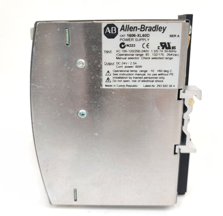 Allen Bradley 1606-XL60D ser A Power Supply 60W 24VDC, 120-240VAC 1606-XL Tested