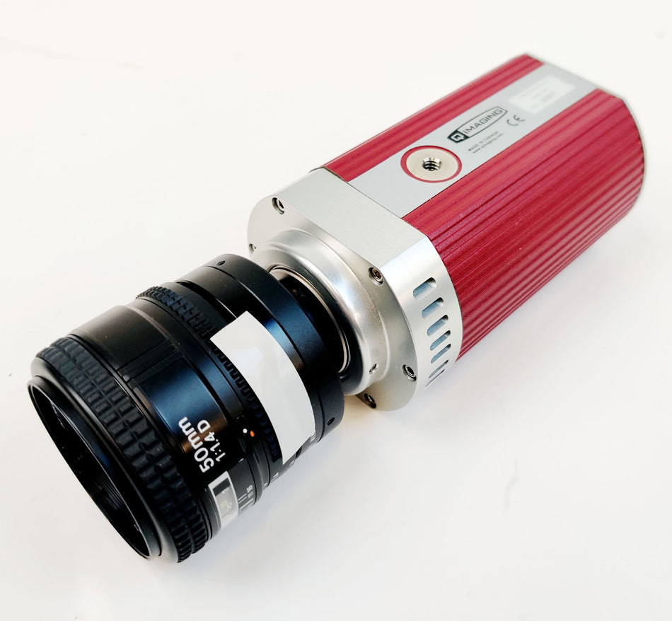 Q Imaging Q Imaging Rolera-XR Fast 1394 w AF NIKKOR 50MM 1:1.4 d Caliper EZ Reader Tested