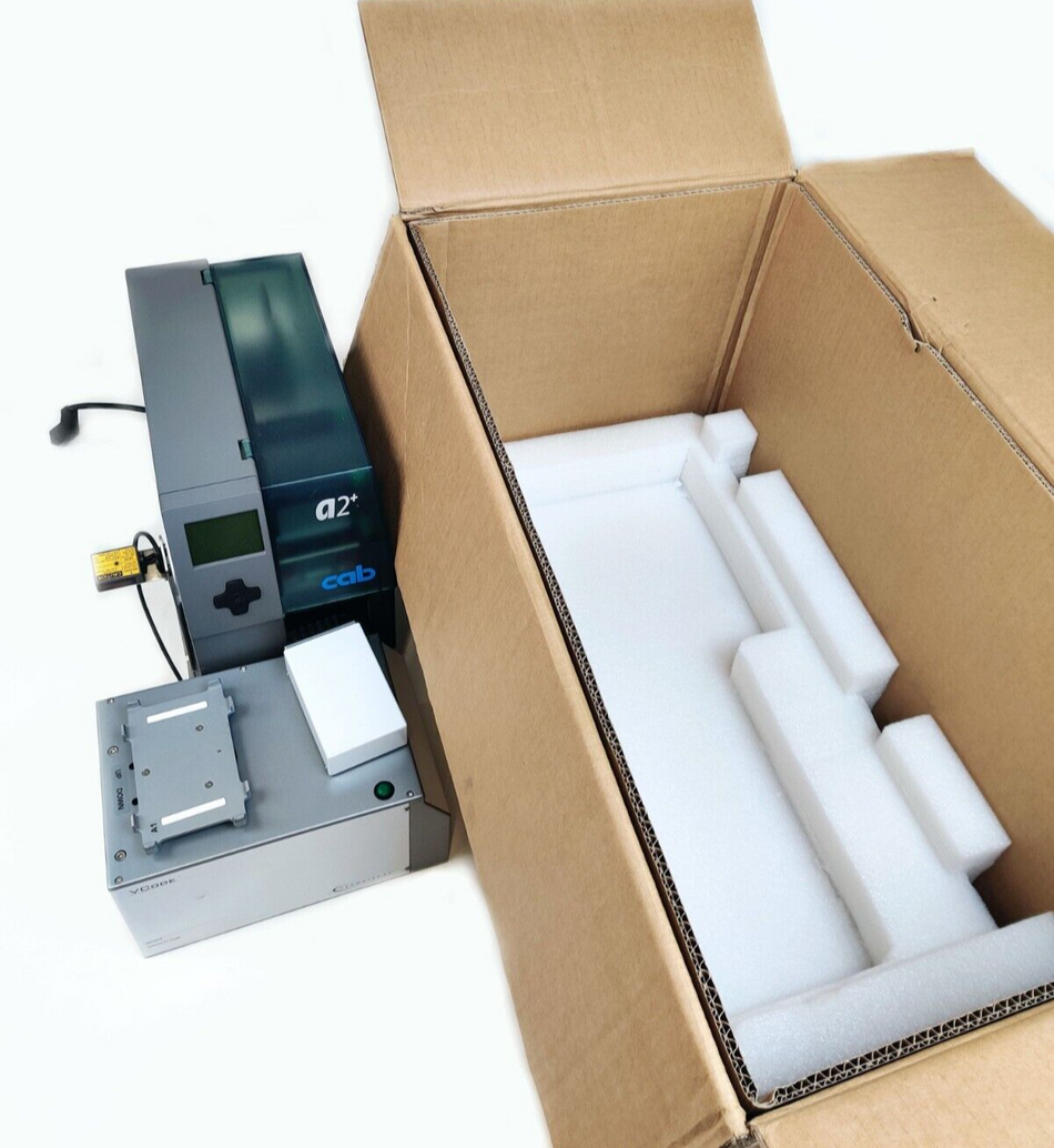 Agilent G5404-60002 Microplate Labeler w Cab A2+/600P Printer. Working condition