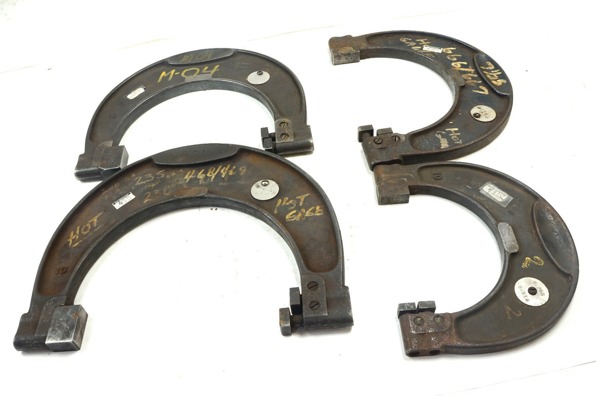 4PC Set  Adjustable Limit Snap Gauge Standard Dorsey  Frames 10X to 13