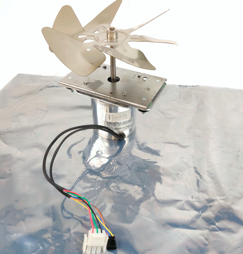 PerkinElmer PerkinElmer Clarus GC Oven Fan Assembly w Moog BN34-35DS-04LH-MJ2 Motor Tested