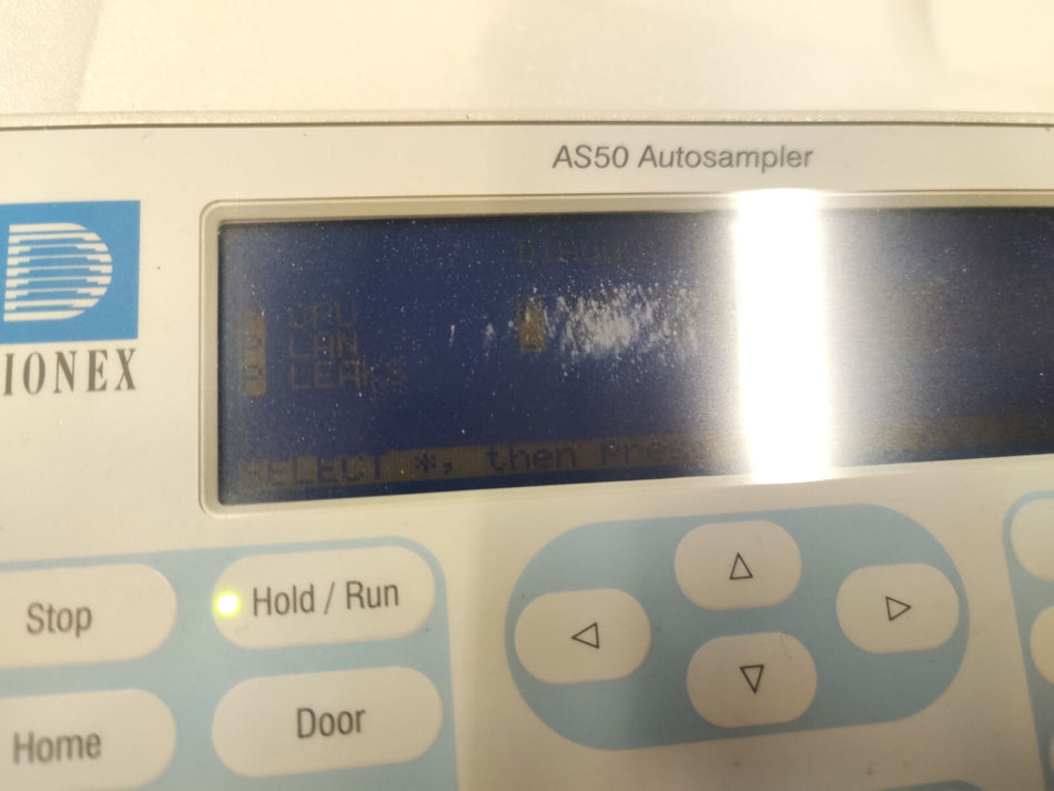 Dionex AS50 Autosampler Display Module. Working