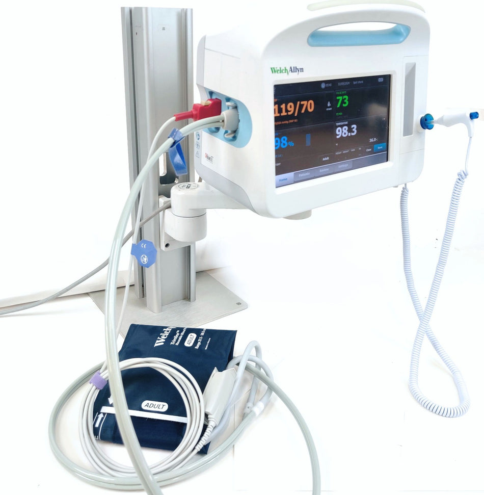 Welch Allyn Connex Vital Signs Monitor 6000 WIFI Masimo SpO2 w/ GCX Mount 68MXTW
