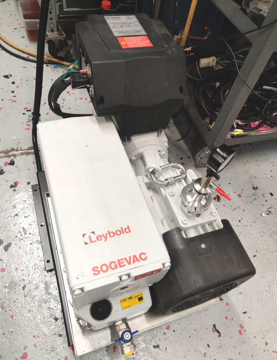 Sogevac Leybold SV120BIFC 960563V3001 Vacuum Pump SV 120 BIFC Working