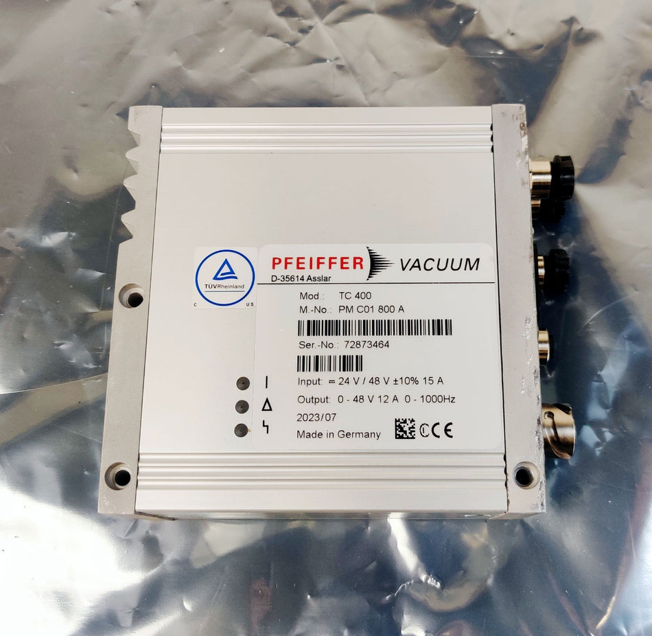 Pfeiffer TC 400 Controller PM C01 800A for Turbo Pump HiPace 300,400,700,800