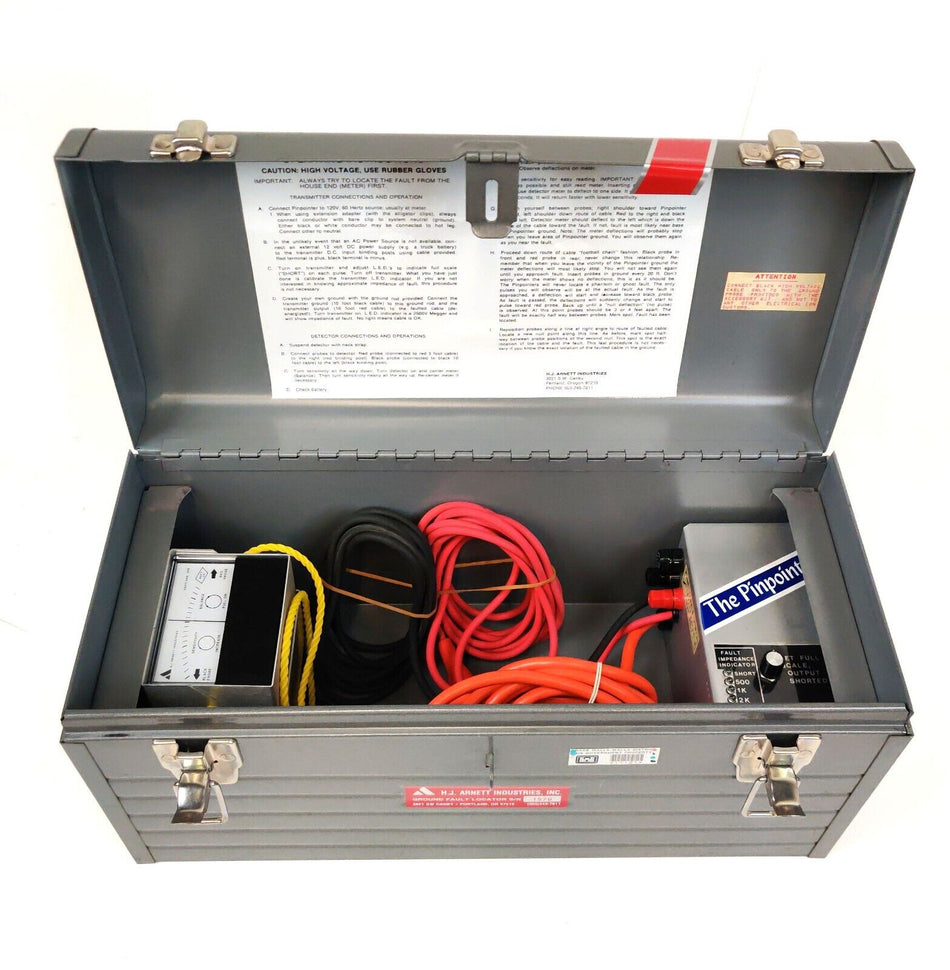 HJ Arnett The Pinpointer HJA-471 Secondary Fault Locator Buried Cable