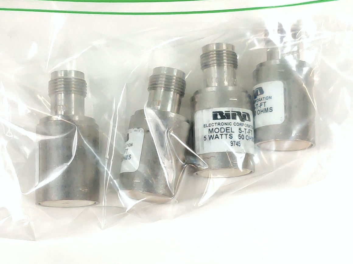 Bird Technologies 5-T-FT TNC Female Connector RF Coaxial Termination 5W 4GHz 50O