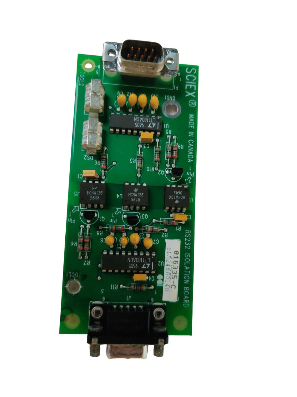 PerkinElmer Sciex Elan 9000 6000 DRC RS232 Isolation Board 016335 Working