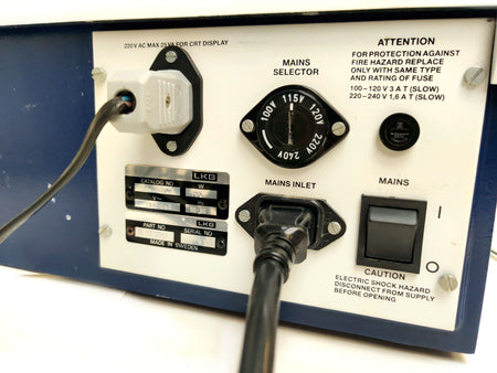 GE Akta Pharmacia LKB 2222-010 UltroScan XL Laser Desintometer w Display Monitor - 