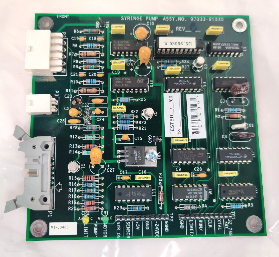 Thermo LCQ Advantage Ion Trap MS 97033-61030 Syringe Pump Control PCB Board