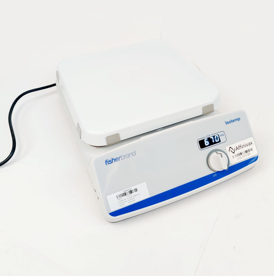 Fisher Scientific S88850200 Fisher brand Isotemp Stirrer 1500RPM 10"x10" Tested