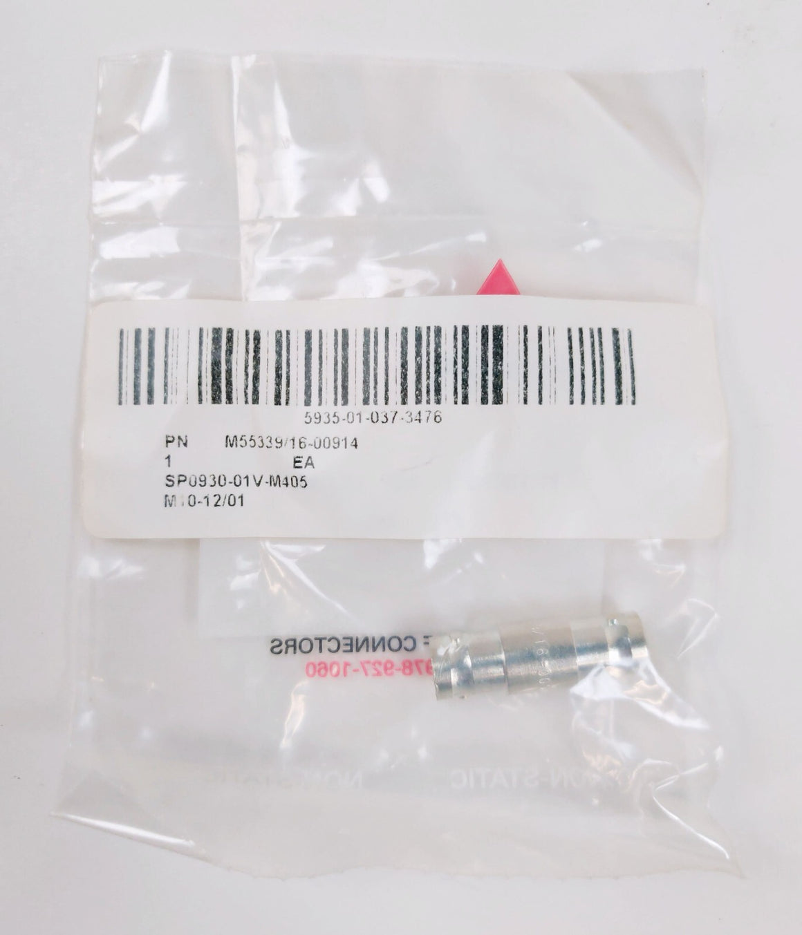 Delta M55339 BNC Double End Female RF Coaxial Connector Jack Straight Lot of 5