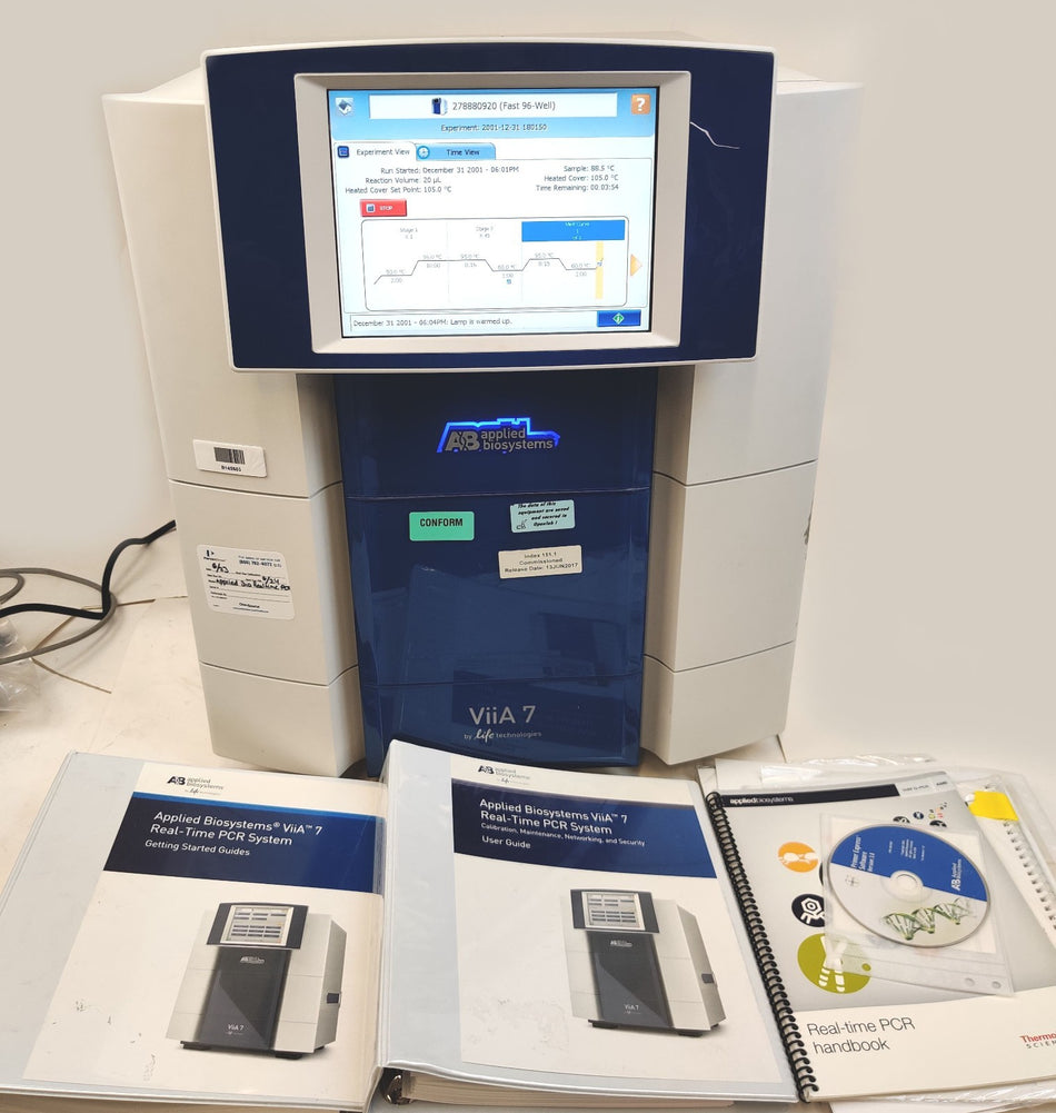 Applied Biosystems ViiA 7 Real-Time PCR w/ Software, 96 Well Block Working