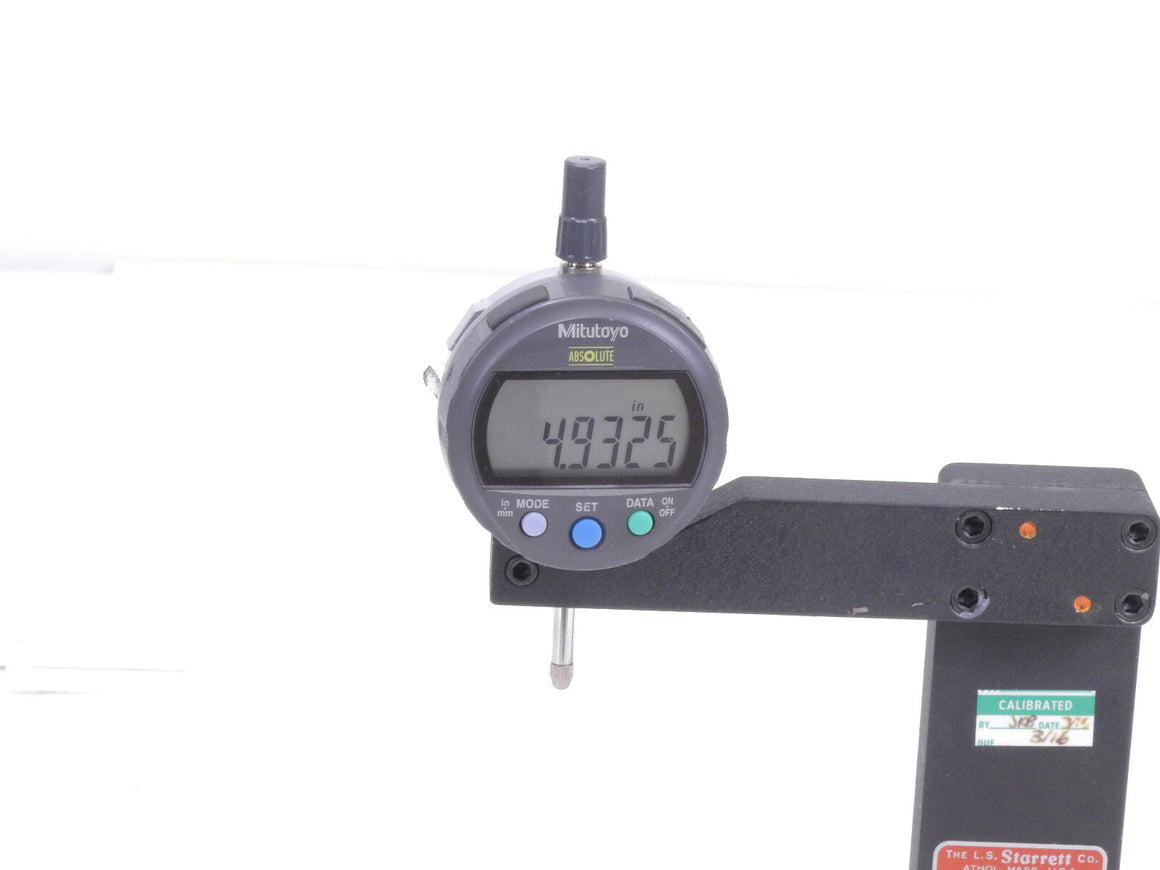 Starrett Dial Indicator Snap Gauge .97"-5.4" Range w Mitutoyo 543 Indicator. USA