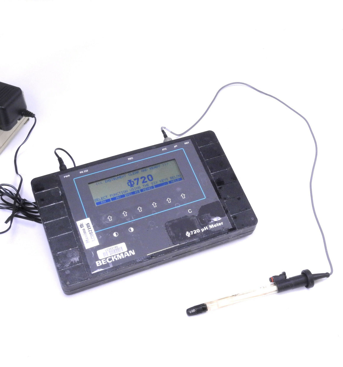Beckman PH Meter PHI 720 Cat Number 143806 w/ Functional Electrode - 