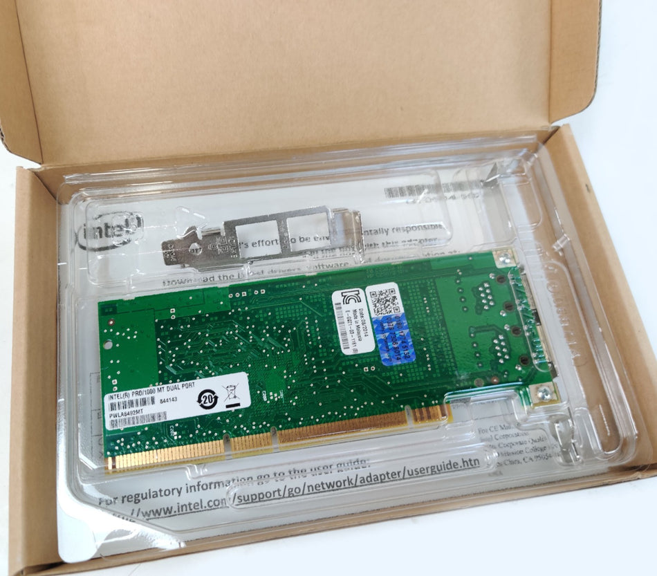Intel Intel PWLA8492MT PRO/1000 MT Dual Port Server Adapter, RJ-45 Connectors NEW