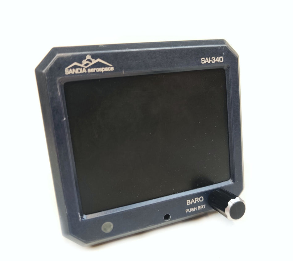 Sandia Aerospace SAI-340 Quattro 306171-00 Attitude Indicator 35,000 ft