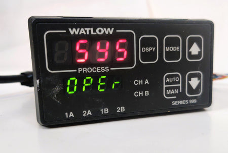 Watlow 999 Series Temperature Controller 2-CH 999D-11FF-AARG 100-240V *Tested